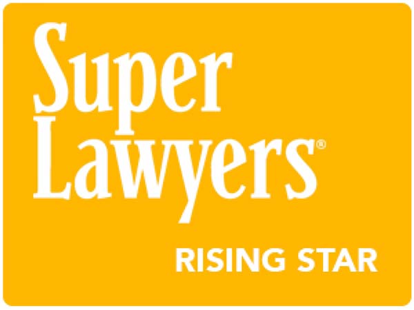 Super Lawyers Rising Star badge