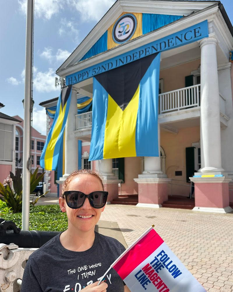 Flag pic Fishing boats docked at the pier in Portland, Maine